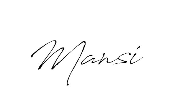 How to make Mansi  signature? Antro_Vectra is a professional autograph style. Create handwritten signature for Mansi  name. Mansi  signature style 6 images and pictures png