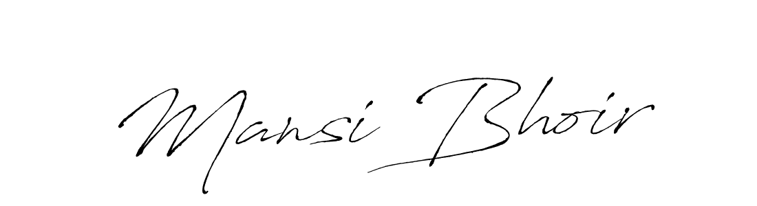 Make a beautiful signature design for name Mansi Bhoir. Use this online signature maker to create a handwritten signature for free. Mansi Bhoir signature style 6 images and pictures png