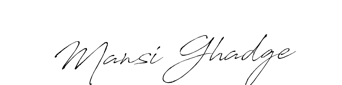 You should practise on your own different ways (Antro_Vectra) to write your name (Mansi Ghadge) in signature. don't let someone else do it for you. Mansi Ghadge signature style 6 images and pictures png