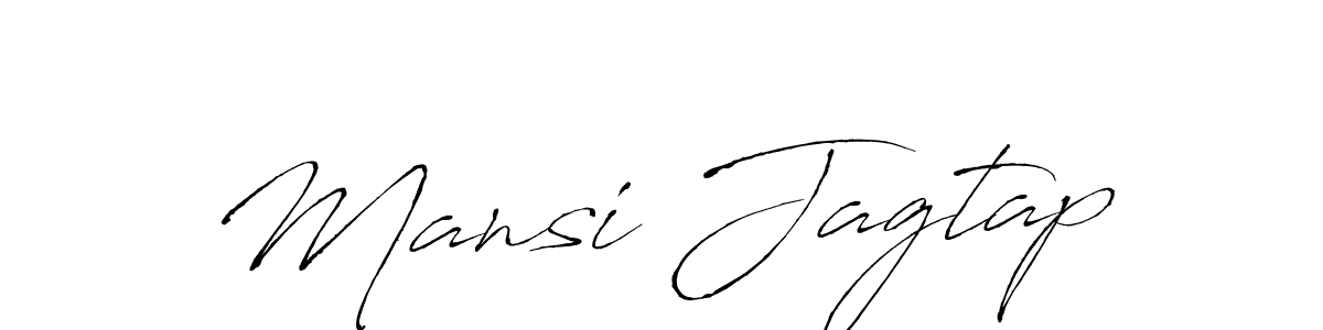 How to make Mansi Jagtap signature? Antro_Vectra is a professional autograph style. Create handwritten signature for Mansi Jagtap name. Mansi Jagtap signature style 6 images and pictures png