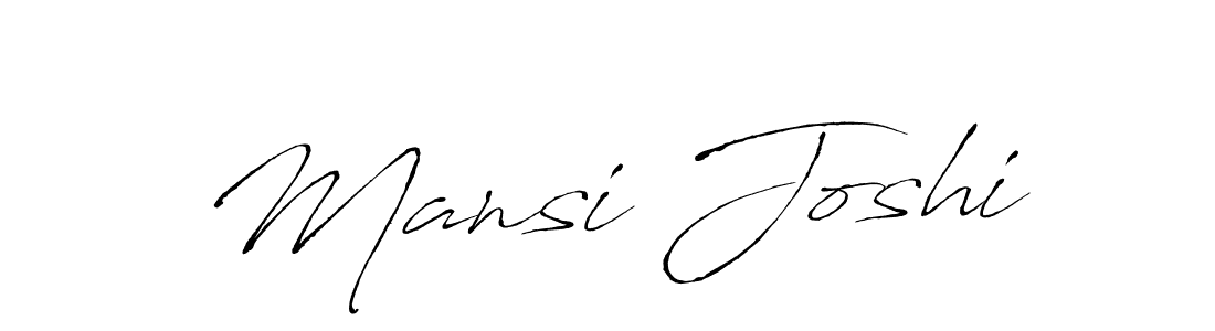 It looks lik you need a new signature style for name Mansi Joshi. Design unique handwritten (Antro_Vectra) signature with our free signature maker in just a few clicks. Mansi Joshi signature style 6 images and pictures png