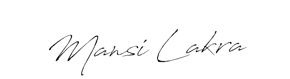 Also we have Mansi Lakra name is the best signature style. Create professional handwritten signature collection using Antro_Vectra autograph style. Mansi Lakra signature style 6 images and pictures png