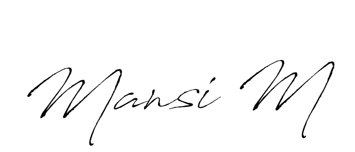 How to Draw Mansi M signature style? Antro_Vectra is a latest design signature styles for name Mansi M. Mansi M signature style 6 images and pictures png