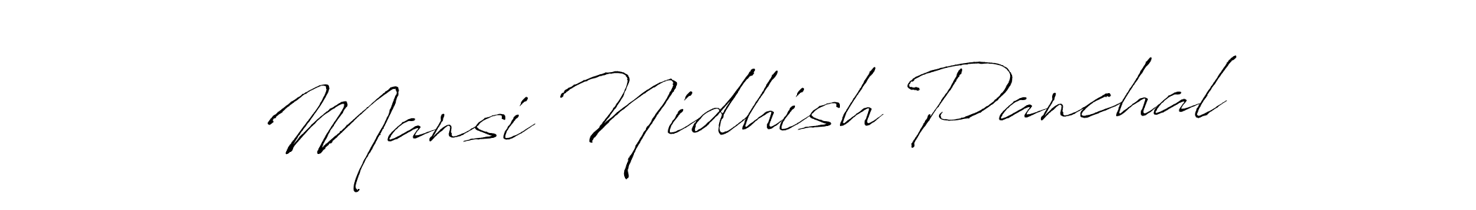 How to make Mansi Nidhish Panchal signature? Antro_Vectra is a professional autograph style. Create handwritten signature for Mansi Nidhish Panchal name. Mansi Nidhish Panchal signature style 6 images and pictures png