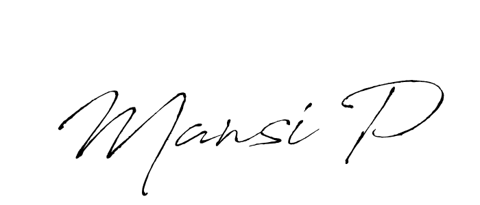 Once you've used our free online signature maker to create your best signature Antro_Vectra style, it's time to enjoy all of the benefits that Mansi P name signing documents. Mansi P signature style 6 images and pictures png