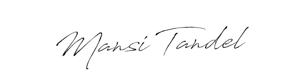 How to make Mansi Tandel signature? Antro_Vectra is a professional autograph style. Create handwritten signature for Mansi Tandel name. Mansi Tandel signature style 6 images and pictures png