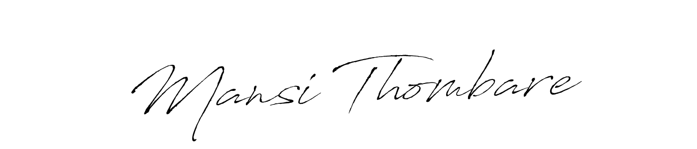 Also we have Mansi Thombare name is the best signature style. Create professional handwritten signature collection using Antro_Vectra autograph style. Mansi Thombare signature style 6 images and pictures png