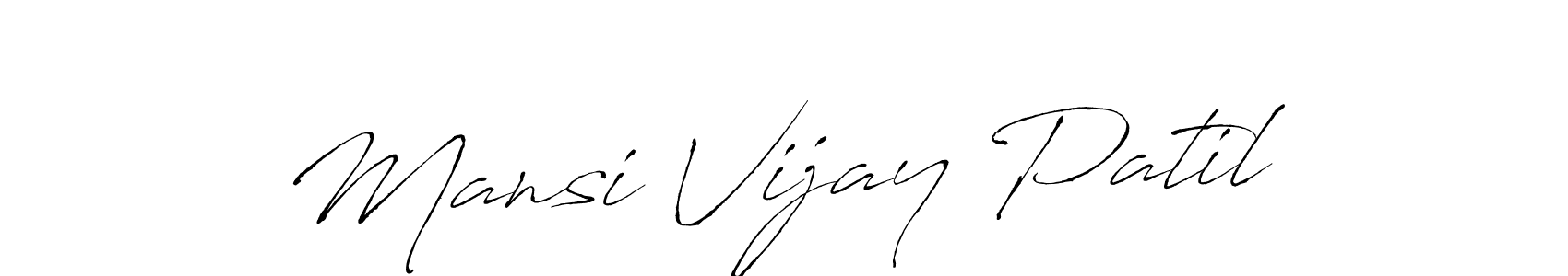 Also You can easily find your signature by using the search form. We will create Mansi Vijay Patil name handwritten signature images for you free of cost using Antro_Vectra sign style. Mansi Vijay Patil signature style 6 images and pictures png