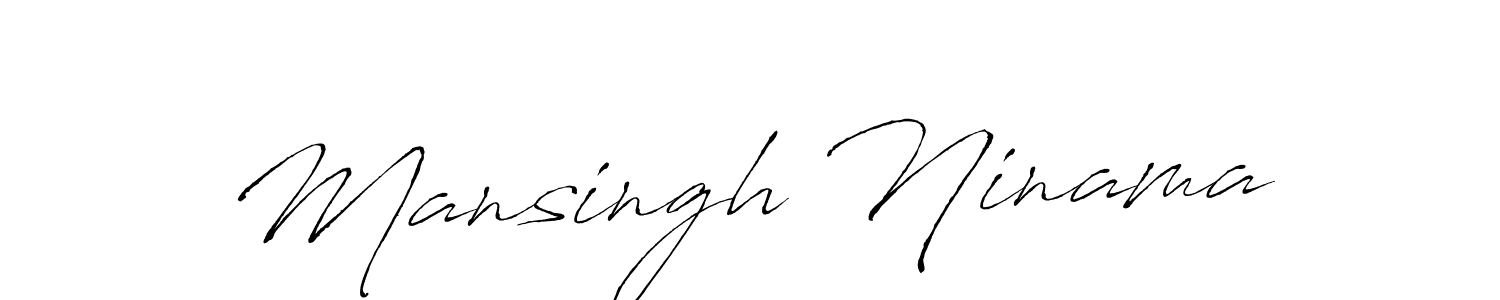 How to make Mansingh Ninama signature? Antro_Vectra is a professional autograph style. Create handwritten signature for Mansingh Ninama name. Mansingh Ninama signature style 6 images and pictures png