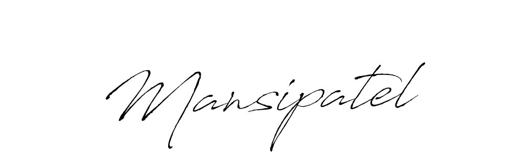 Mansipatel stylish signature style. Best Handwritten Sign (Antro_Vectra) for my name. Handwritten Signature Collection Ideas for my name Mansipatel. Mansipatel signature style 6 images and pictures png