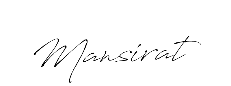 Make a beautiful signature design for name Mansirat. With this signature (Antro_Vectra) style, you can create a handwritten signature for free. Mansirat signature style 6 images and pictures png