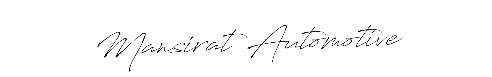 Also we have Mansirat Automotive name is the best signature style. Create professional handwritten signature collection using Antro_Vectra autograph style. Mansirat Automotive signature style 6 images and pictures png