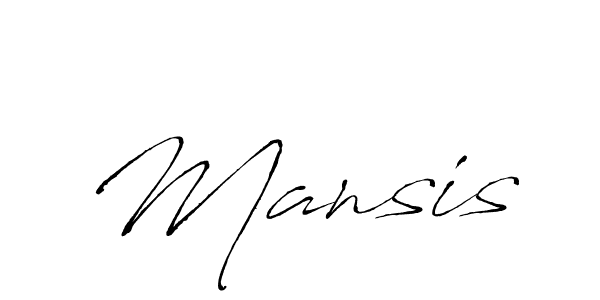 How to make Mansis signature? Antro_Vectra is a professional autograph style. Create handwritten signature for Mansis name. Mansis signature style 6 images and pictures png