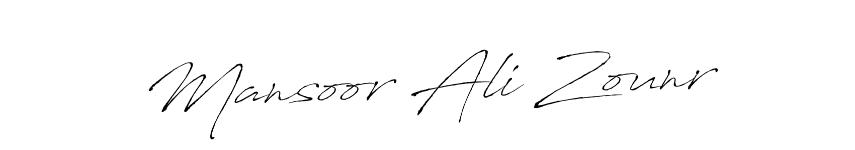 See photos of Mansoor Ali Zounr official signature by Spectra . Check more albums & portfolios. Read reviews & check more about Antro_Vectra font. Mansoor Ali Zounr signature style 6 images and pictures png