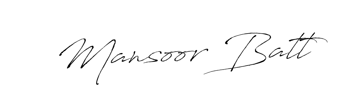 You should practise on your own different ways (Antro_Vectra) to write your name (Mansoor Batt) in signature. don't let someone else do it for you. Mansoor Batt signature style 6 images and pictures png