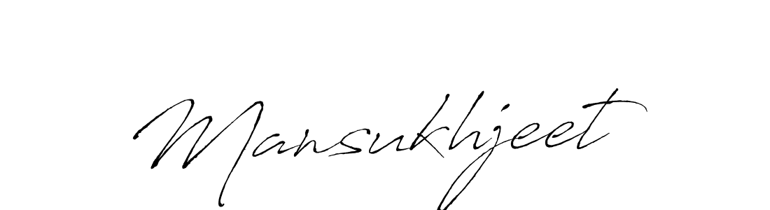 Design your own signature with our free online signature maker. With this signature software, you can create a handwritten (Antro_Vectra) signature for name Mansukhjeet. Mansukhjeet signature style 6 images and pictures png