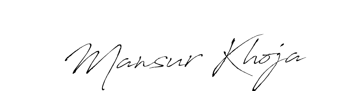 if you are searching for the best signature style for your name Mansur Khoja. so please give up your signature search. here we have designed multiple signature styles  using Antro_Vectra. Mansur Khoja signature style 6 images and pictures png