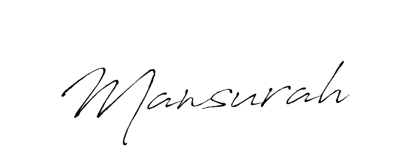 Design your own signature with our free online signature maker. With this signature software, you can create a handwritten (Antro_Vectra) signature for name Mansurah. Mansurah signature style 6 images and pictures png