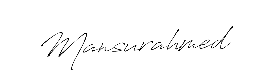 Antro_Vectra is a professional signature style that is perfect for those who want to add a touch of class to their signature. It is also a great choice for those who want to make their signature more unique. Get Mansurahmed name to fancy signature for free. Mansurahmed signature style 6 images and pictures png