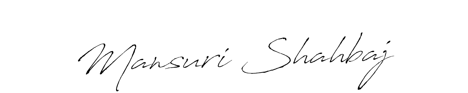 Use a signature maker to create a handwritten signature online. With this signature software, you can design (Antro_Vectra) your own signature for name Mansuri Shahbaj. Mansuri Shahbaj signature style 6 images and pictures png