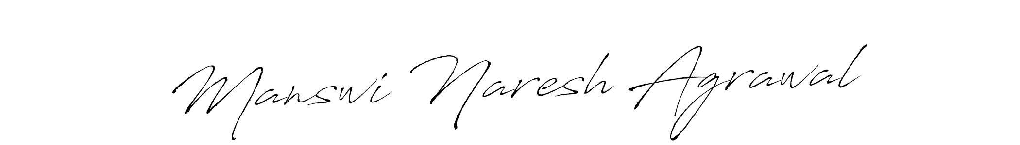 Use a signature maker to create a handwritten signature online. With this signature software, you can design (Antro_Vectra) your own signature for name Manswi Naresh Agrawal. Manswi Naresh Agrawal signature style 6 images and pictures png
