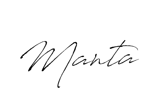 Make a beautiful signature design for name Manta. With this signature (Antro_Vectra) style, you can create a handwritten signature for free. Manta signature style 6 images and pictures png