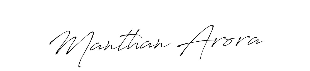 Use a signature maker to create a handwritten signature online. With this signature software, you can design (Antro_Vectra) your own signature for name Manthan Arora. Manthan Arora signature style 6 images and pictures png