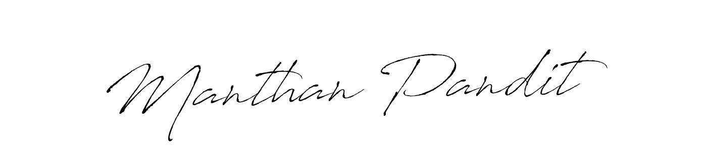 Also You can easily find your signature by using the search form. We will create Manthan Pandit name handwritten signature images for you free of cost using Antro_Vectra sign style. Manthan Pandit signature style 6 images and pictures png