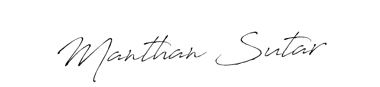 if you are searching for the best signature style for your name Manthan Sutar. so please give up your signature search. here we have designed multiple signature styles  using Antro_Vectra. Manthan Sutar signature style 6 images and pictures png