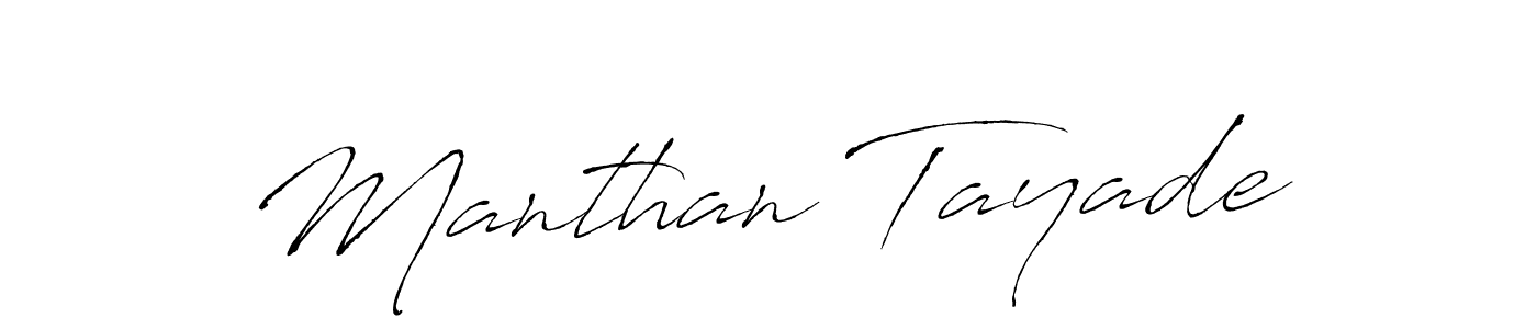 It looks lik you need a new signature style for name Manthan Tayade. Design unique handwritten (Antro_Vectra) signature with our free signature maker in just a few clicks. Manthan Tayade signature style 6 images and pictures png