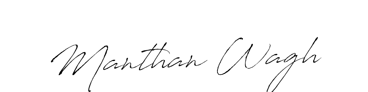 Also we have Manthan Wagh name is the best signature style. Create professional handwritten signature collection using Antro_Vectra autograph style. Manthan Wagh signature style 6 images and pictures png