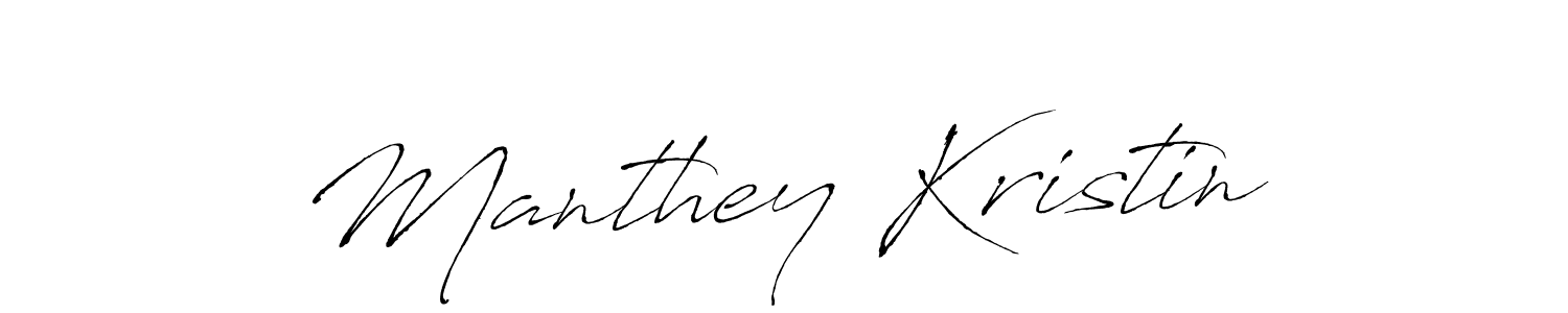 Also we have Manthey Kristin name is the best signature style. Create professional handwritten signature collection using Antro_Vectra autograph style. Manthey Kristin signature style 6 images and pictures png