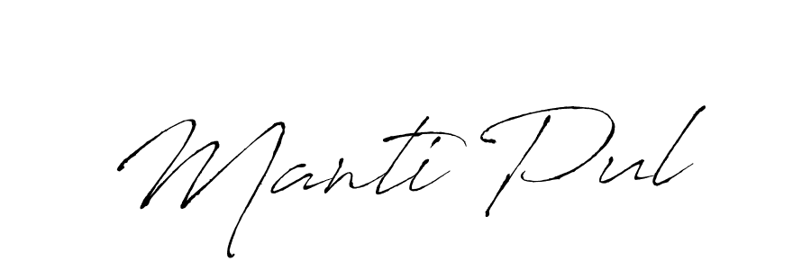 Check out images of Autograph of Manti Pul name. Actor Manti Pul Signature Style. Antro_Vectra is a professional sign style online. Manti Pul signature style 6 images and pictures png