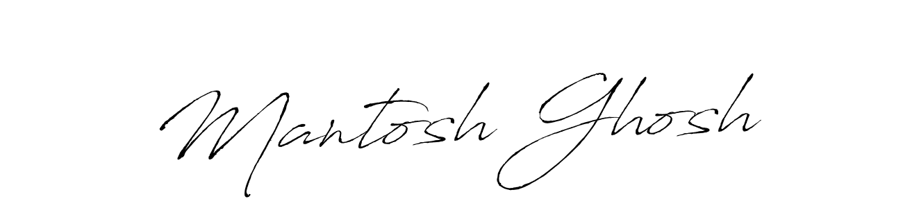 Make a beautiful signature design for name Mantosh Ghosh. Use this online signature maker to create a handwritten signature for free. Mantosh Ghosh signature style 6 images and pictures png