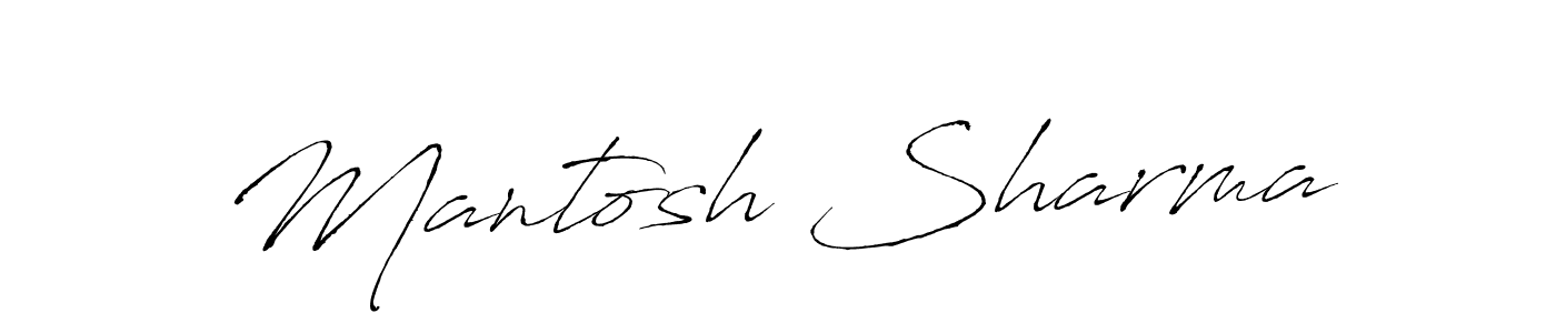 Make a beautiful signature design for name Mantosh Sharma. Use this online signature maker to create a handwritten signature for free. Mantosh Sharma signature style 6 images and pictures png