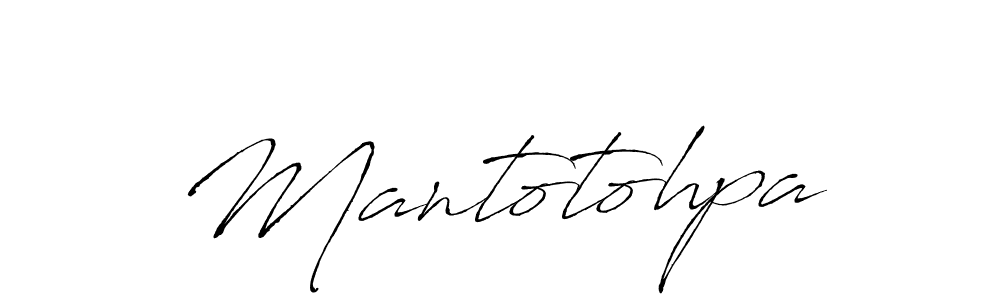 Design your own signature with our free online signature maker. With this signature software, you can create a handwritten (Antro_Vectra) signature for name Mantotohpa. Mantotohpa signature style 6 images and pictures png