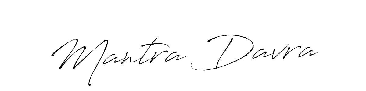 Make a beautiful signature design for name Mantra Davra. With this signature (Antro_Vectra) style, you can create a handwritten signature for free. Mantra Davra signature style 6 images and pictures png