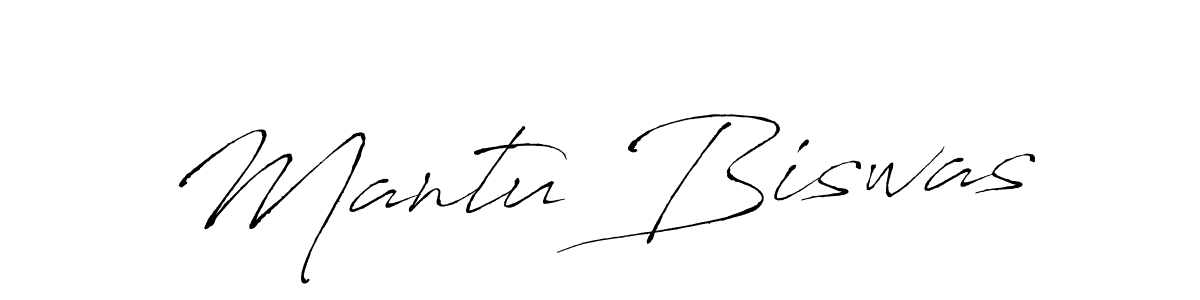 Use a signature maker to create a handwritten signature online. With this signature software, you can design (Antro_Vectra) your own signature for name Mantu Biswas. Mantu Biswas signature style 6 images and pictures png