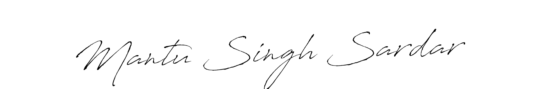 Mantu Singh Sardar stylish signature style. Best Handwritten Sign (Antro_Vectra) for my name. Handwritten Signature Collection Ideas for my name Mantu Singh Sardar. Mantu Singh Sardar signature style 6 images and pictures png