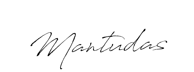 Create a beautiful signature design for name Mantudas. With this signature (Antro_Vectra) fonts, you can make a handwritten signature for free. Mantudas signature style 6 images and pictures png