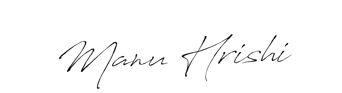 How to Draw Manu Hrishi signature style? Antro_Vectra is a latest design signature styles for name Manu Hrishi. Manu Hrishi signature style 6 images and pictures png