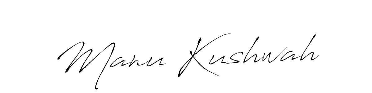 It looks lik you need a new signature style for name Manu Kushwah. Design unique handwritten (Antro_Vectra) signature with our free signature maker in just a few clicks. Manu Kushwah signature style 6 images and pictures png