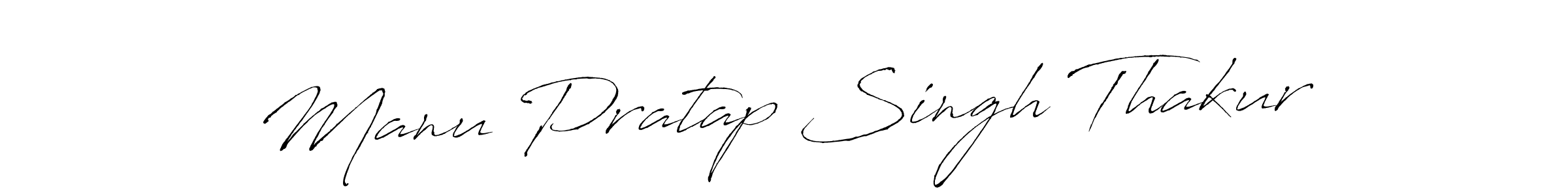 Use a signature maker to create a handwritten signature online. With this signature software, you can design (Antro_Vectra) your own signature for name Manu Pratap Singh Thakur. Manu Pratap Singh Thakur signature style 6 images and pictures png