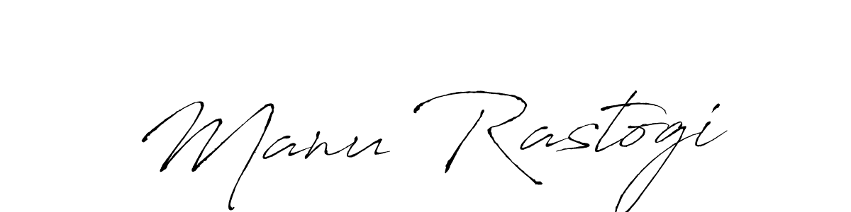 It looks lik you need a new signature style for name Manu Rastogi. Design unique handwritten (Antro_Vectra) signature with our free signature maker in just a few clicks. Manu Rastogi signature style 6 images and pictures png