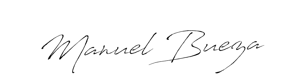 Make a beautiful signature design for name Manuel Bueza. With this signature (Antro_Vectra) style, you can create a handwritten signature for free. Manuel Bueza signature style 6 images and pictures png
