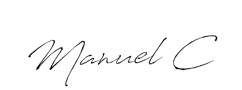 Also You can easily find your signature by using the search form. We will create Manuel C name handwritten signature images for you free of cost using Antro_Vectra sign style. Manuel C signature style 6 images and pictures png