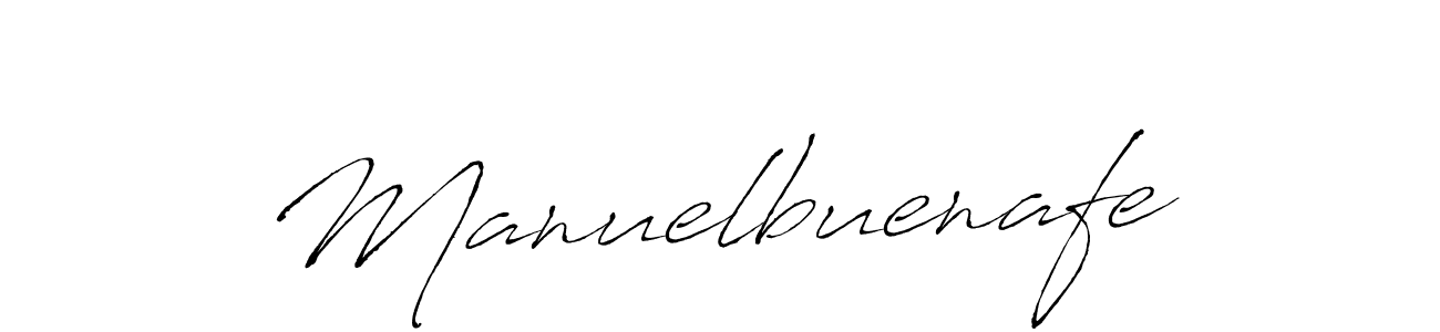 Make a beautiful signature design for name Manuelbuenafe. With this signature (Antro_Vectra) style, you can create a handwritten signature for free. Manuelbuenafe signature style 6 images and pictures png