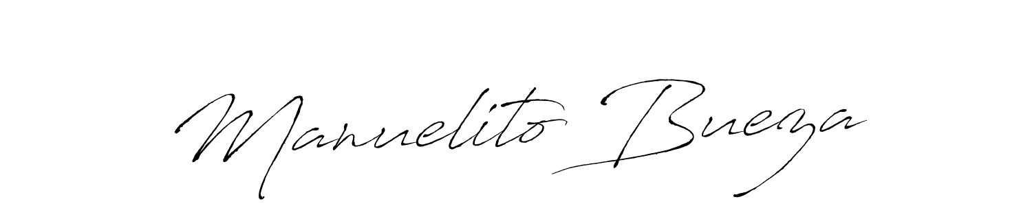 Design your own signature with our free online signature maker. With this signature software, you can create a handwritten (Antro_Vectra) signature for name Manuelito Bueza. Manuelito Bueza signature style 6 images and pictures png