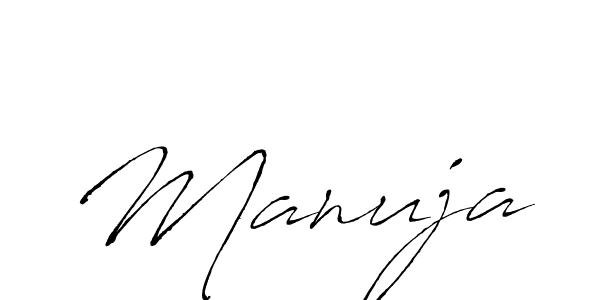 Antro_Vectra is a professional signature style that is perfect for those who want to add a touch of class to their signature. It is also a great choice for those who want to make their signature more unique. Get Manuja name to fancy signature for free. Manuja signature style 6 images and pictures png