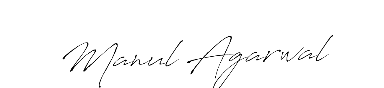 Antro_Vectra is a professional signature style that is perfect for those who want to add a touch of class to their signature. It is also a great choice for those who want to make their signature more unique. Get Manul Agarwal name to fancy signature for free. Manul Agarwal signature style 6 images and pictures png